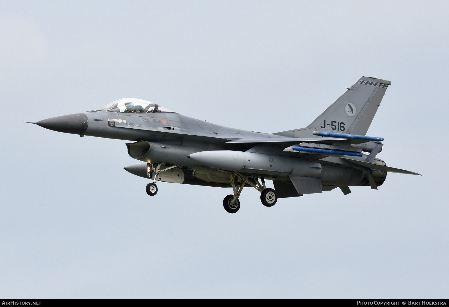 Aircraft Photo of J-516 | General Dynamics F-16AM Fighting Falcon | Netherlands - Air Force | AirHistory.net #178036