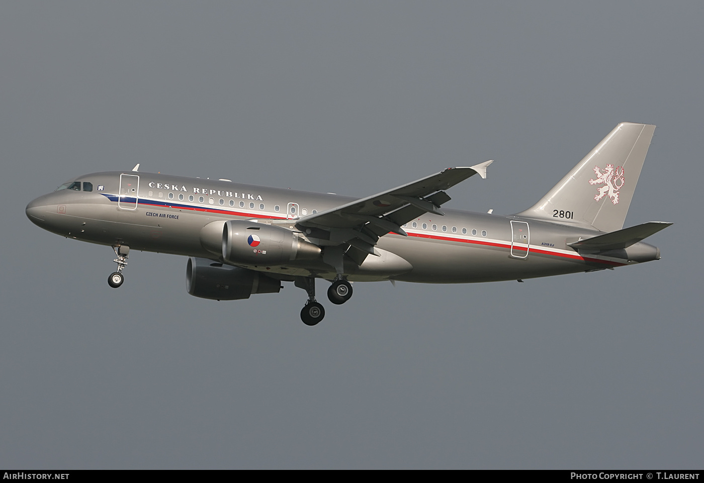 Aircraft Photo of 2801 | Airbus ACJ319 (A319-115/CJ) | Czechia - Air Force | AirHistory.net #178046