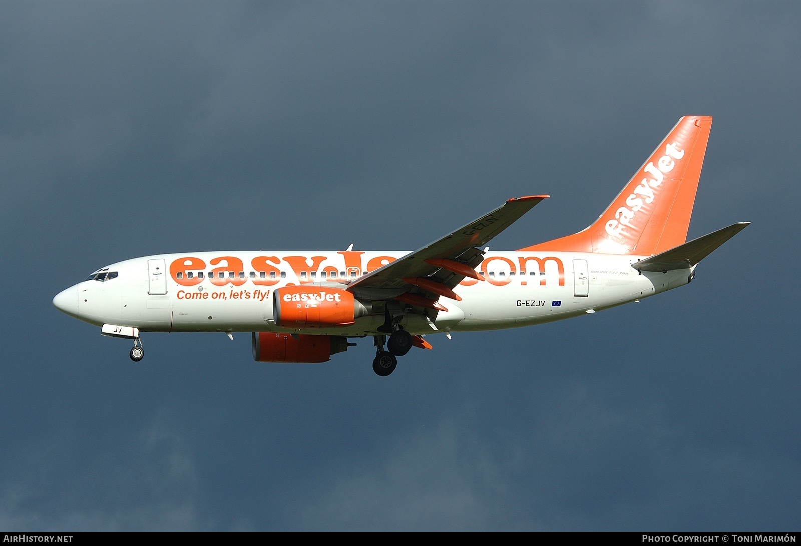 Aircraft Photo of G-EZJV | Boeing 737-73V | EasyJet | AirHistory.net #178050