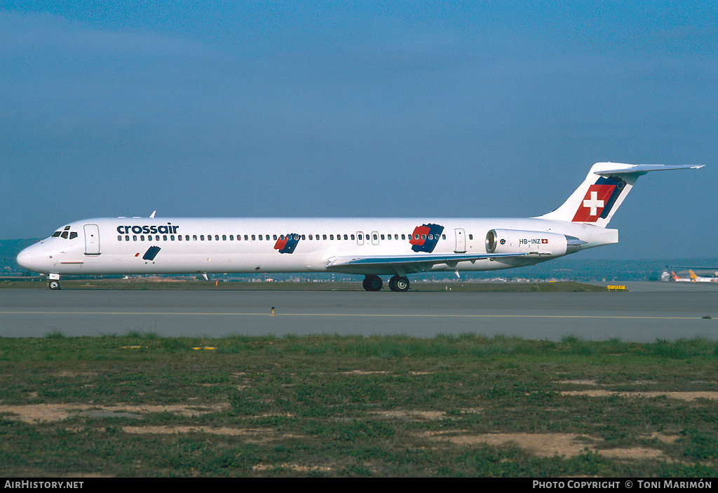 Aircraft Photo of HB-INZ | McDonnell Douglas MD-81 (DC-9-81) | Crossair | AirHistory.net #178053