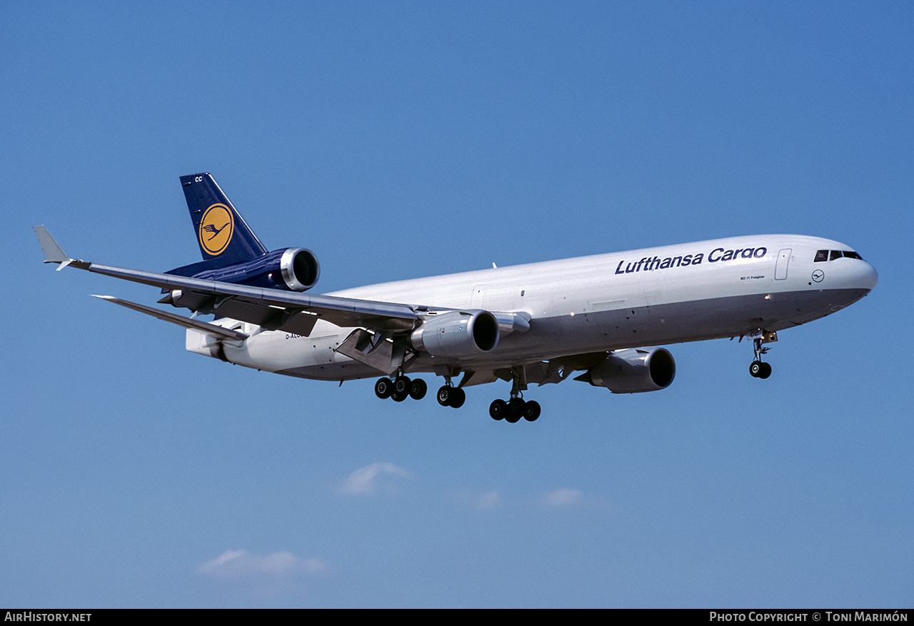 Aircraft Photo of D-ALCC | McDonnell Douglas MD-11F | Lufthansa Cargo | AirHistory.net #178060