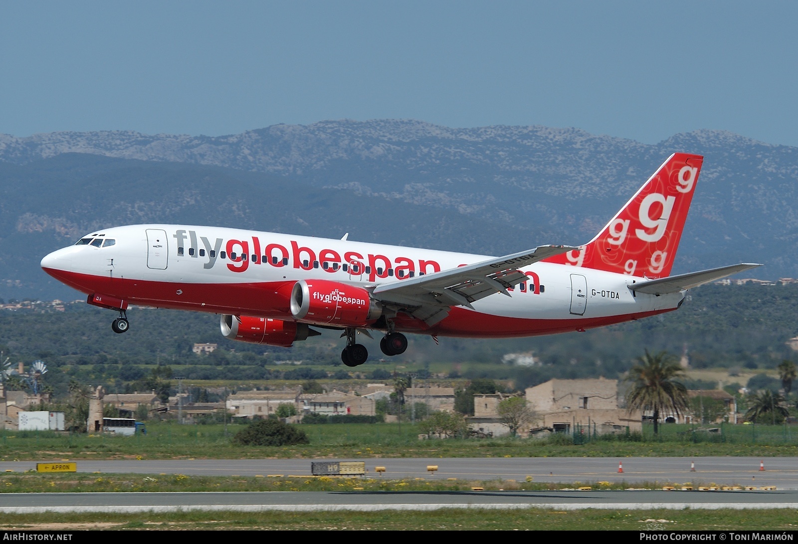 Aircraft Photo of G-OTDA | Boeing 737-31S | Flyglobespan | AirHistory.net #178061