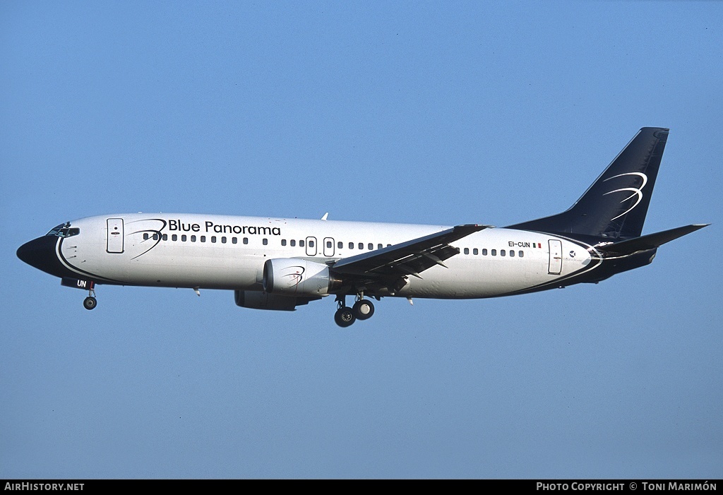 Aircraft Photo of EI-CUN | Boeing 737-4K5 | Blue Panorama Airlines | AirHistory.net #178064