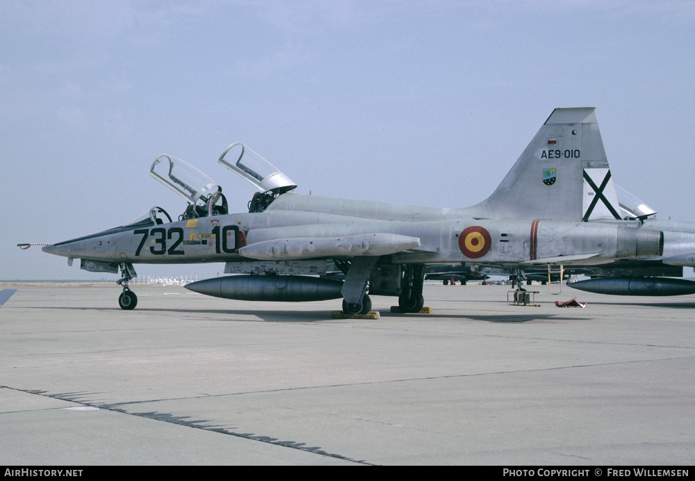 Aircraft Photo of AE9-010 | Northrop SF-5B Freedom Fighter | Spain - Air Force | AirHistory.net #178070