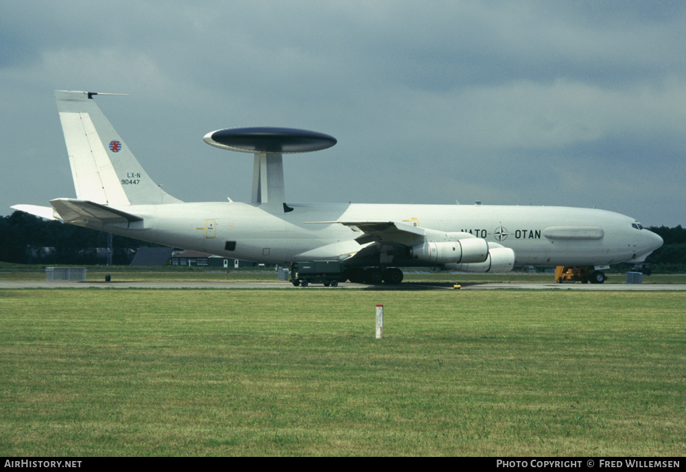 Aircraft Photo of LX-N90447 | Boeing E-3A Sentry | Luxembourg - NATO | AirHistory.net #178086