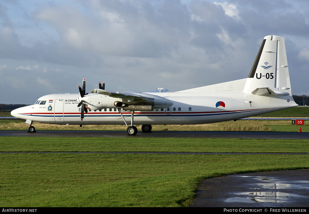 Aircraft Photo of U-05 | Fokker 50 | Netherlands - Air Force | AirHistory.net #178087