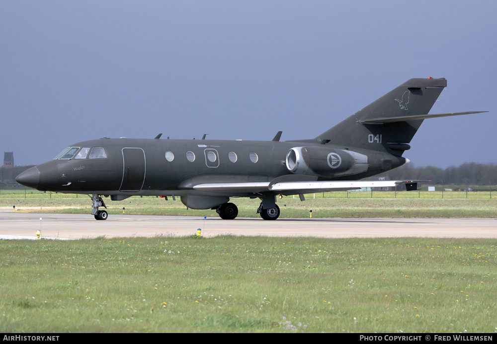 Aircraft Photo of 041 | Dassault Falcon 20ECM | Norway - Air Force | AirHistory.net #178106