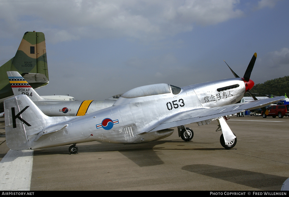 Aircraft Photo of 053 | North American P-51D Mustang | South Korea - Air Force | AirHistory.net #178116