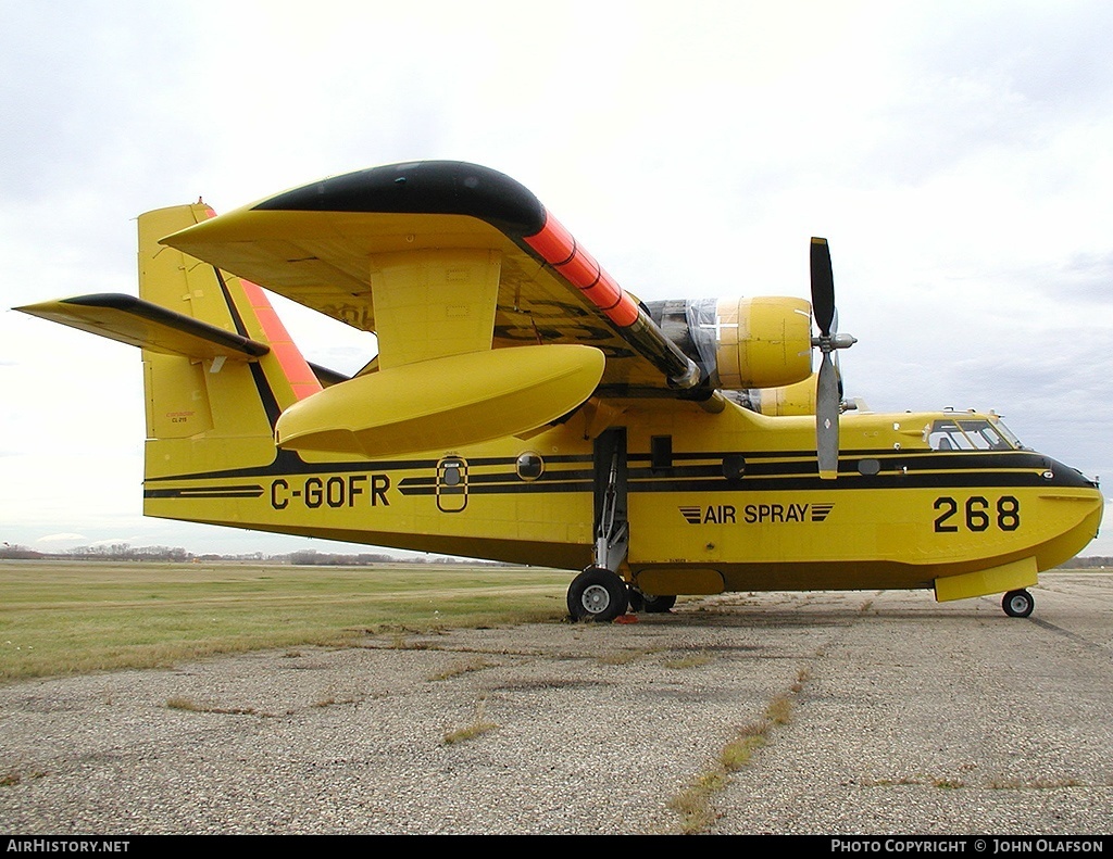 Aircraft Photo of C-GOFR | Canadair CL-215-V (CL-215-1A10) | Air Spray | AirHistory.net #178126