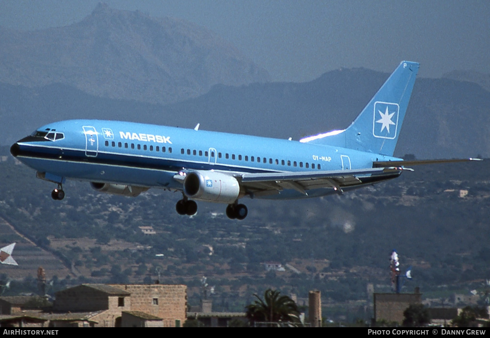 Aircraft Photo of OY-MAP | Boeing 737-3L9 | Maersk Air | AirHistory.net #178130