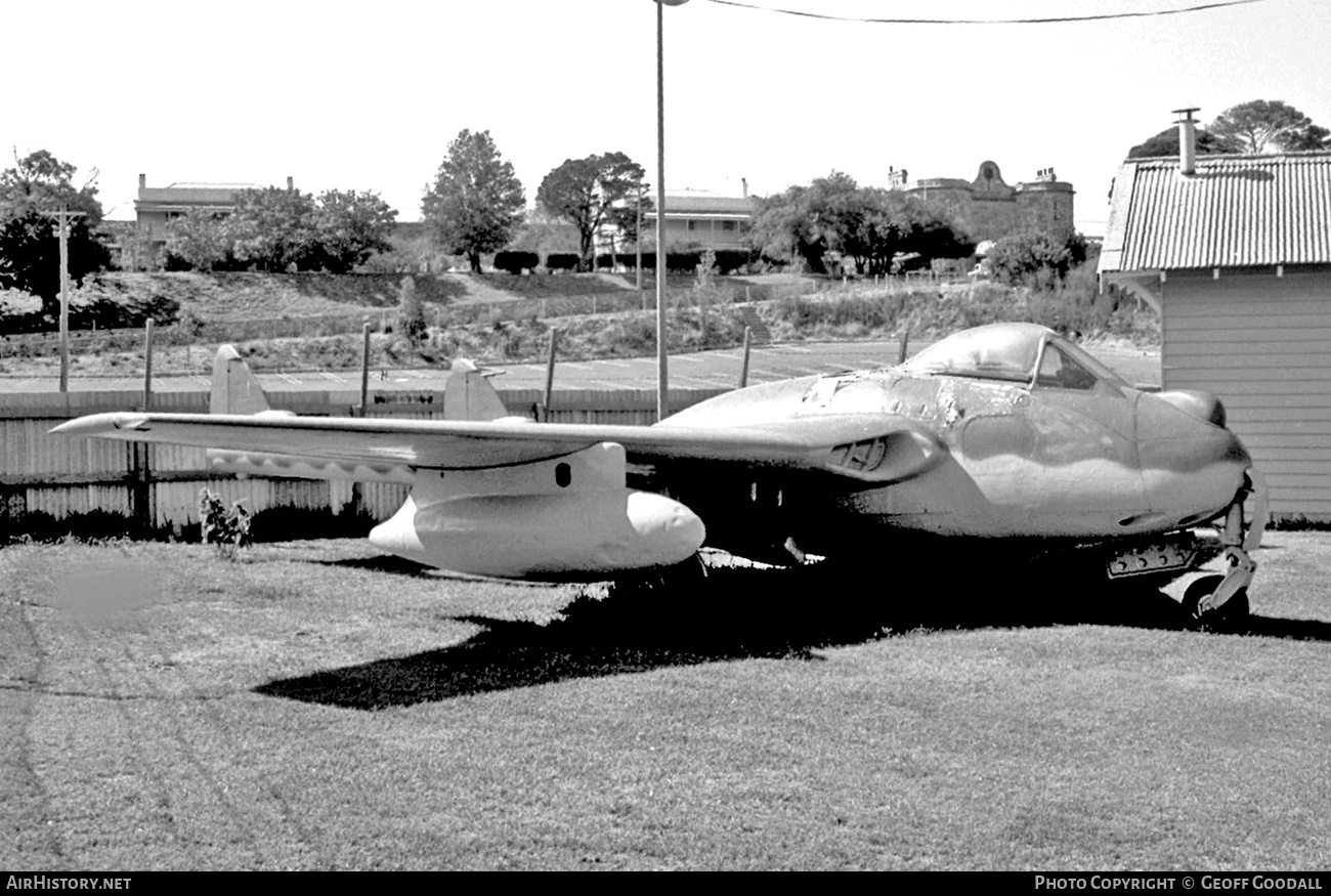 Aircraft Photo of A79-111 | De Havilland D.H. 100 Vampire FB31 | Australia - Air Force | AirHistory.net #178148