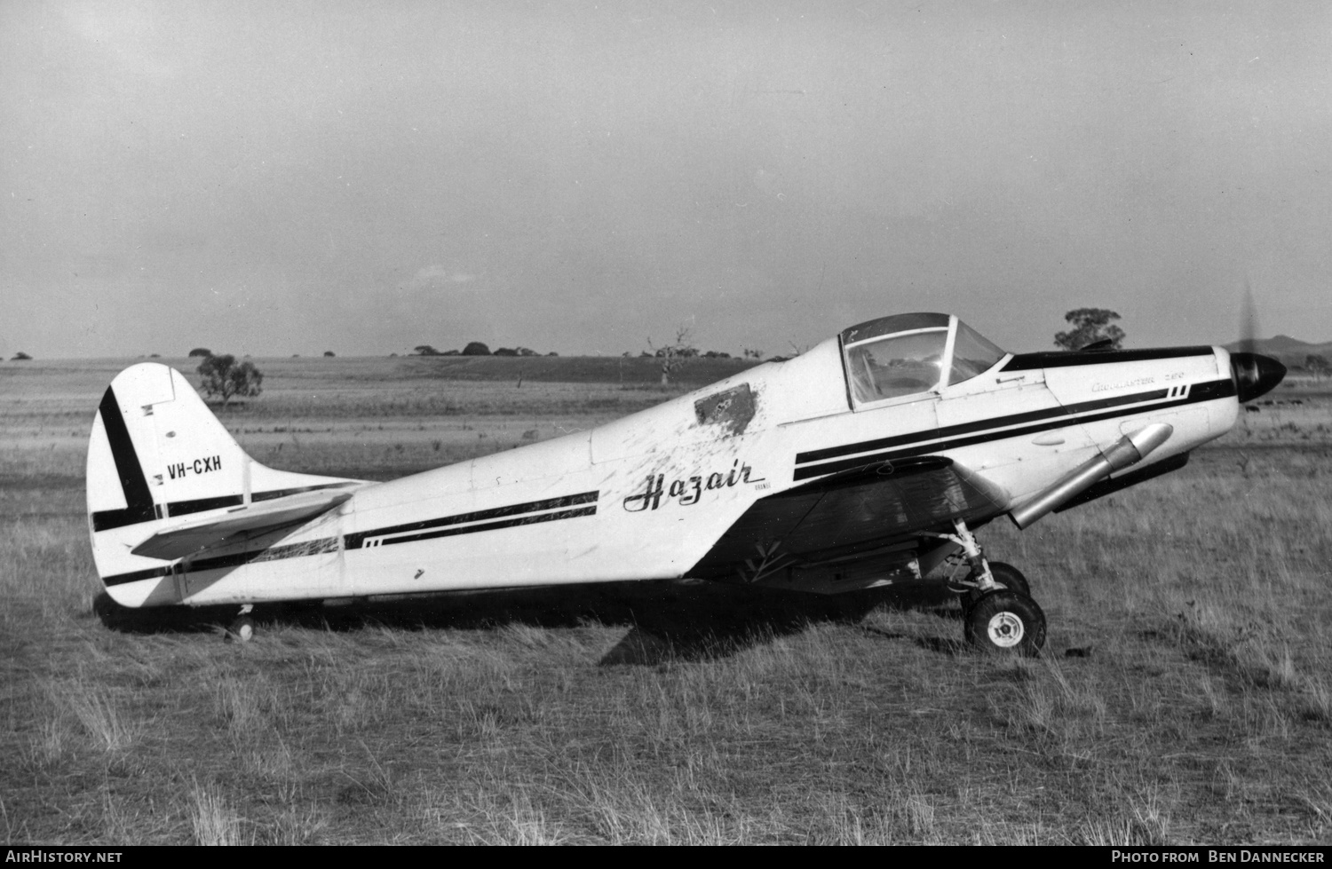 Aircraft Photo of VH-CXH | Yeoman YA1 Cropmaster 250 | Hazair | AirHistory.net #178163