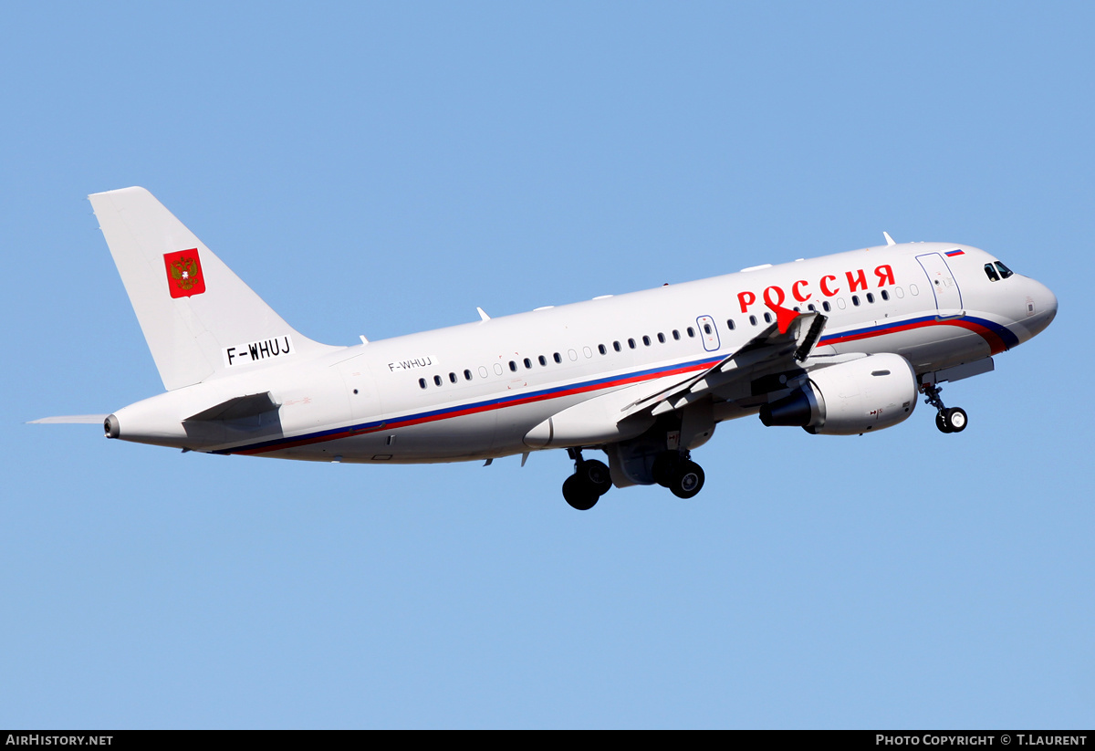Aircraft Photo of F-WHUJ | Airbus ACJ319 (A319-115/CJ) | Rossiya - Special Flight Detachment | AirHistory.net #178173