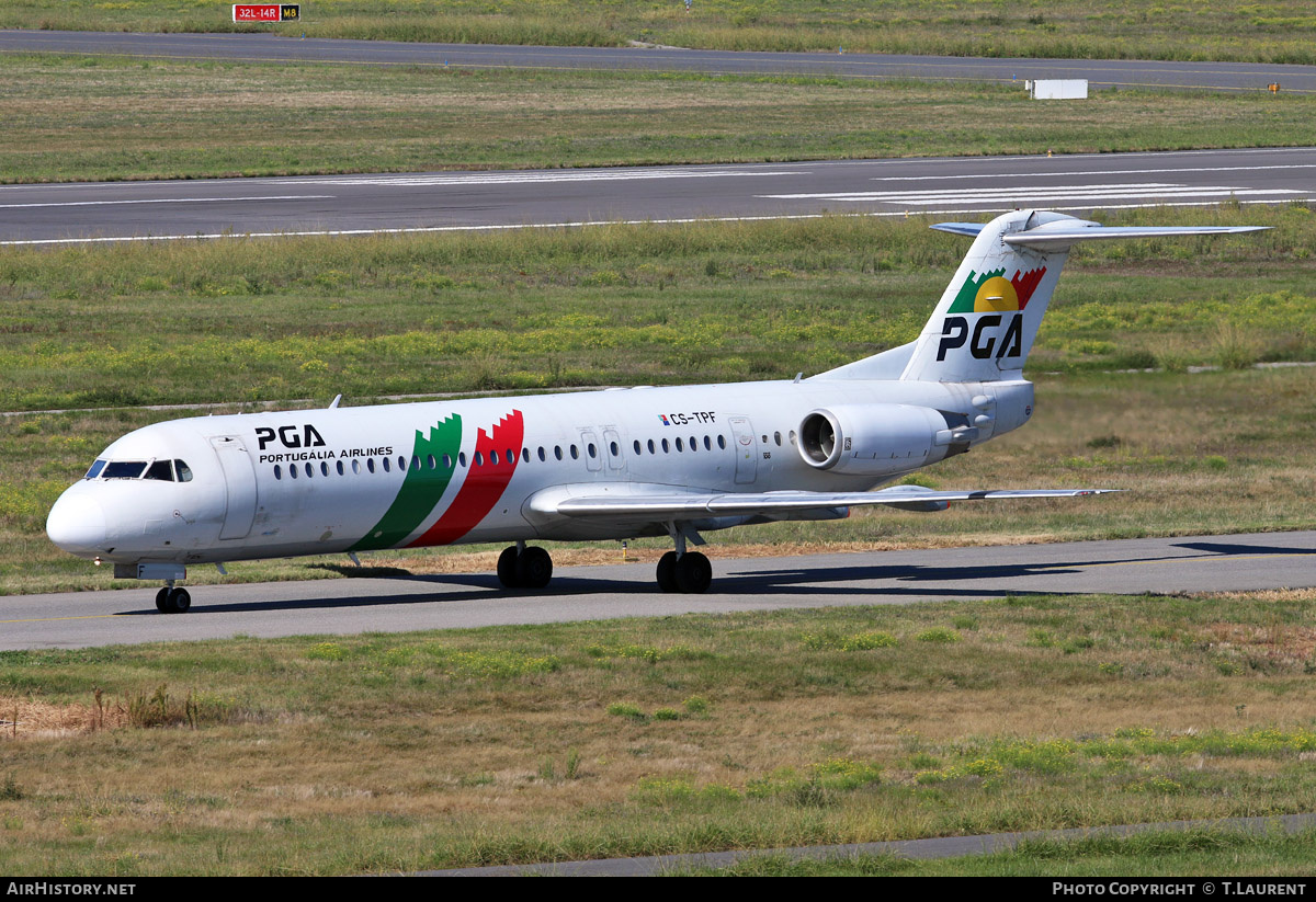 Aircraft Photo of CS-TPF | Fokker 100 (F28-0100) | Portugália Airlines - PGA | AirHistory.net #178177