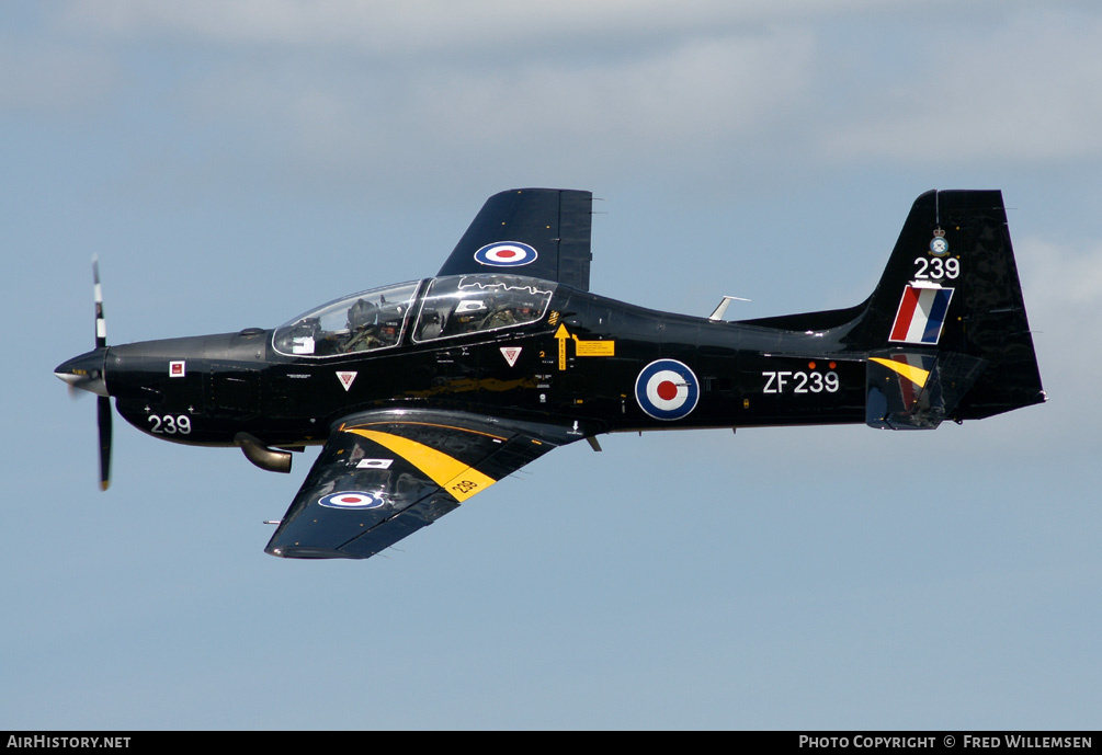 Aircraft Photo of ZF239 | Short S-312 Tucano T1 | UK - Air Force | AirHistory.net #178191
