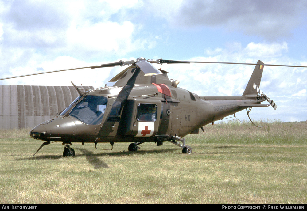 Aircraft Photo of H11 | Agusta A-109HO (A-109BA) | Belgium - Army | AirHistory.net #178196