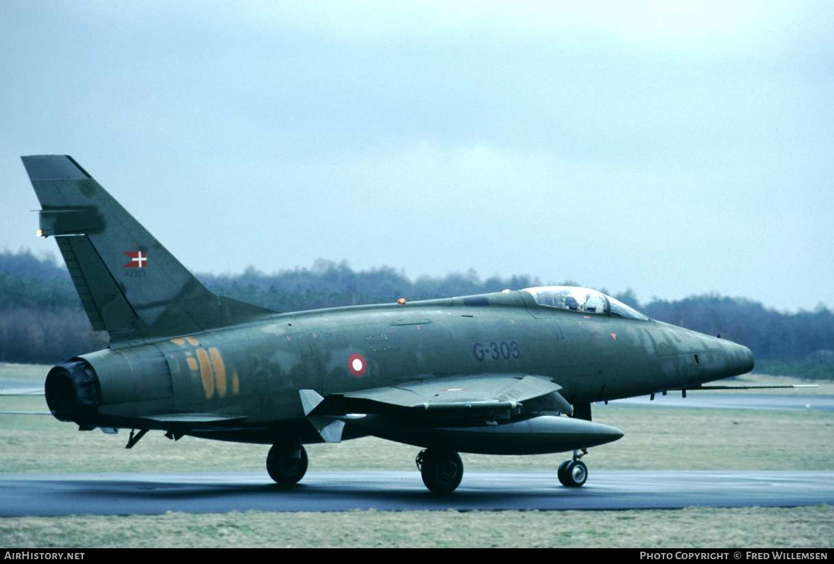 Aircraft Photo of G-303 | North American F-100D Super Sabre | Denmark - Air Force | AirHistory.net #178206