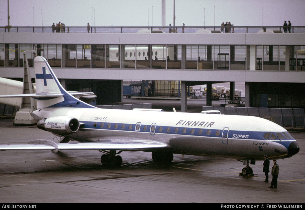 Aircraft Photo of OH-LSC | Sud SE-210 Caravelle 10B3 Super B | Finnair | AirHistory.net #178238