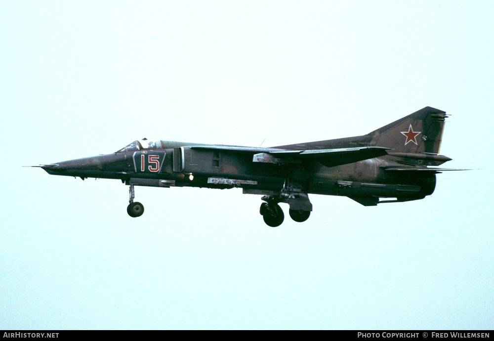 Aircraft Photo of 15 red | Mikoyan-Gurevich MiG-27M | Russia - Air Force | AirHistory.net #178246