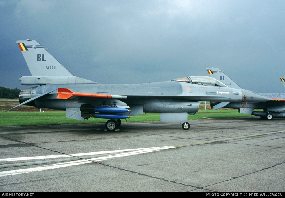 Aircraft Photo of FA-124 | General Dynamics F-16A Fighting Falcon | Belgium - Air Force | AirHistory.net #178249