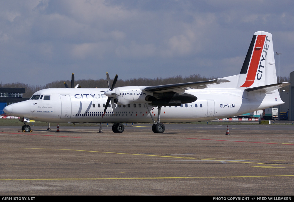 Aircraft Photo of OO-VLM | Fokker 50 | CityJet | AirHistory.net #178253