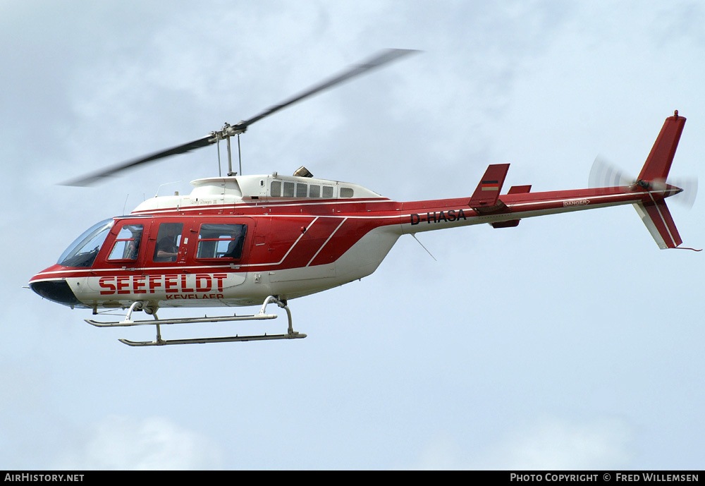 Aircraft Photo of D-HASA | Bell 206L-3 LongRanger III | Seefeldt Kevelaer | AirHistory.net #178257
