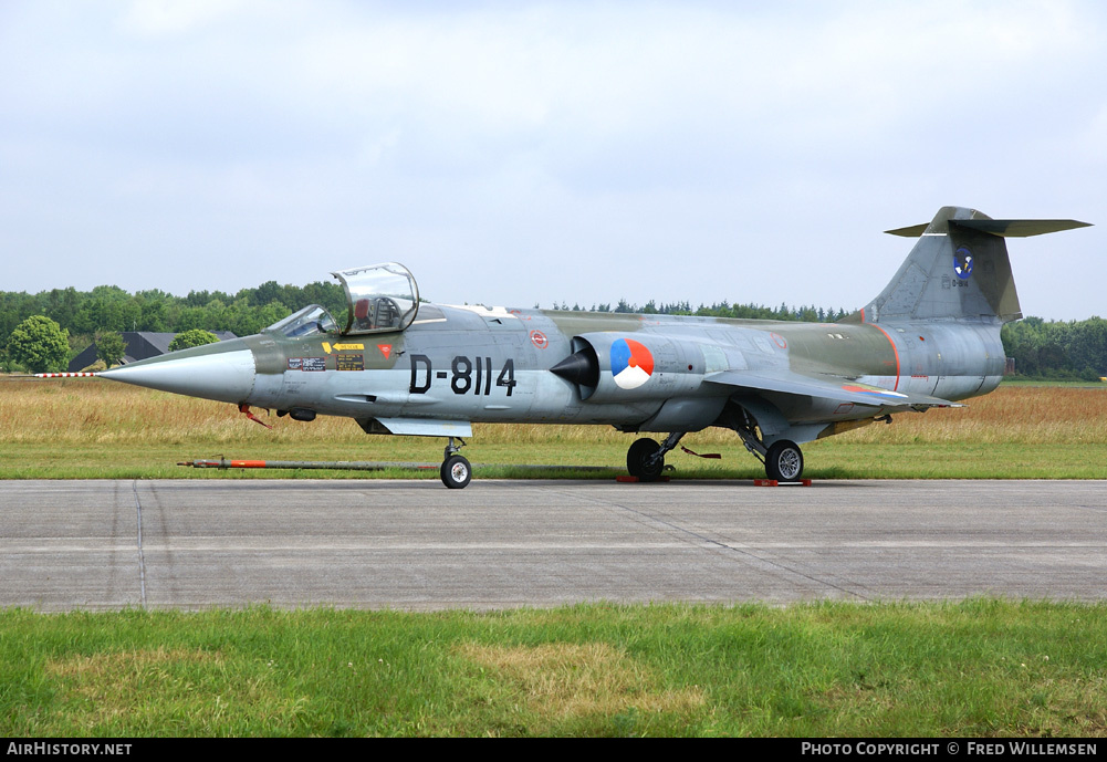 Aircraft Photo of D-8114 | Lockheed F-104G Starfighter | Netherlands - Air Force | AirHistory.net #178270