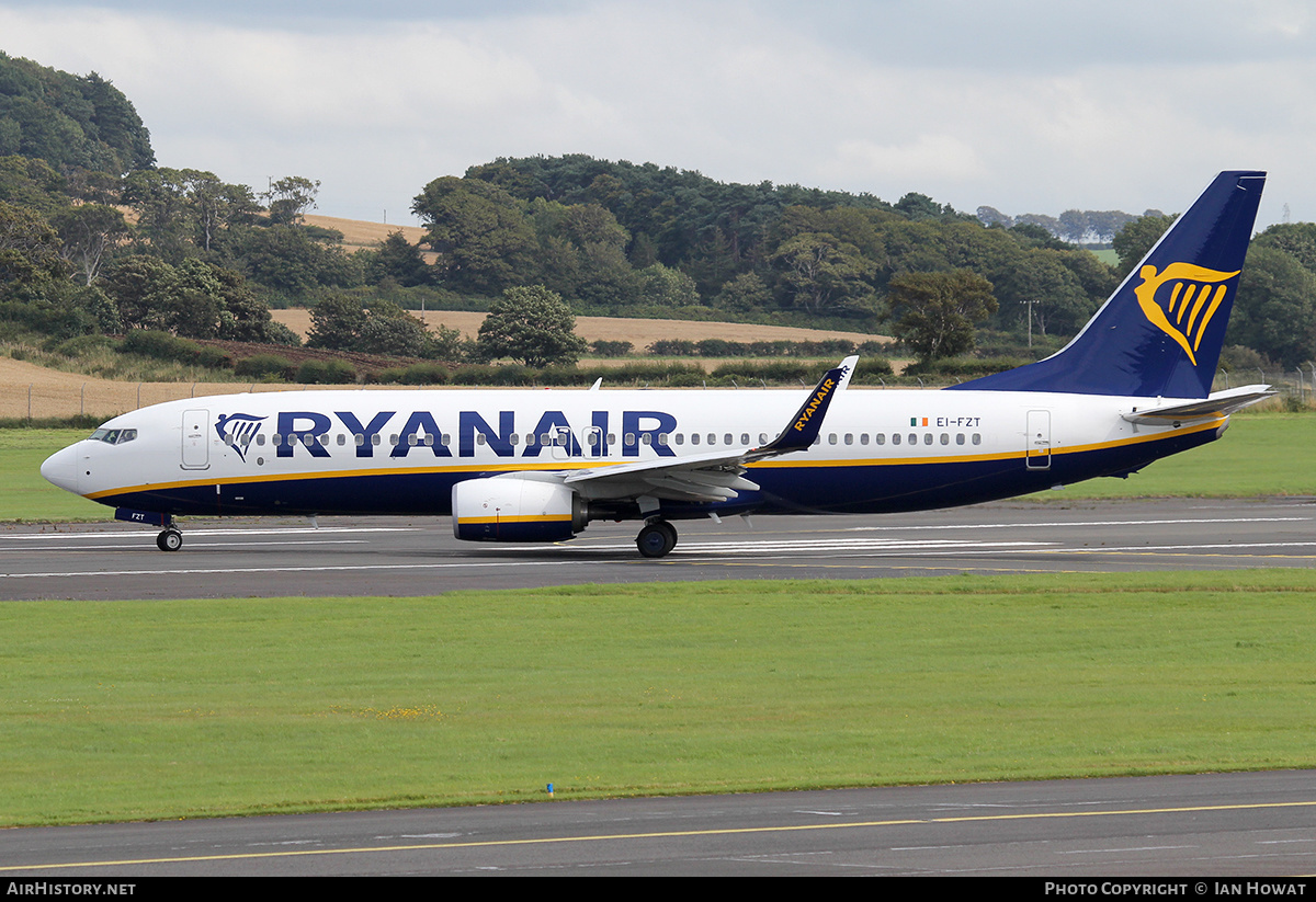 Aircraft Photo of EI-FZT | Boeing 737-800 | Ryanair | AirHistory.net #178275