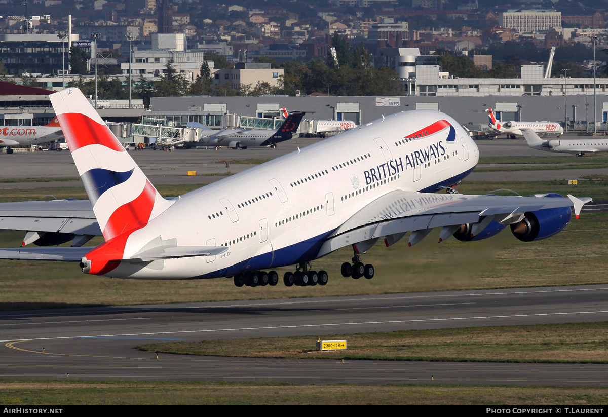Aircraft Photo of G-XLEC | Airbus A380-841 | British Airways | AirHistory.net #178277