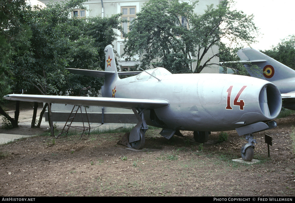 Aircraft Photo of 14 | Yakovlev Yak-23 | Romania - Air Force | AirHistory.net #178293