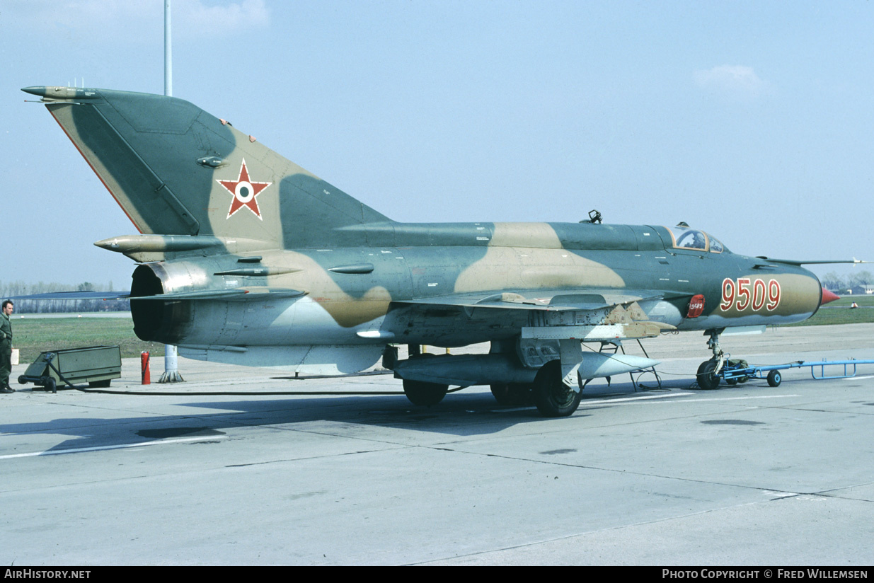 Aircraft Photo of 9509 | Mikoyan-Gurevich MiG-21MF | Hungary - Air Force | AirHistory.net #178306