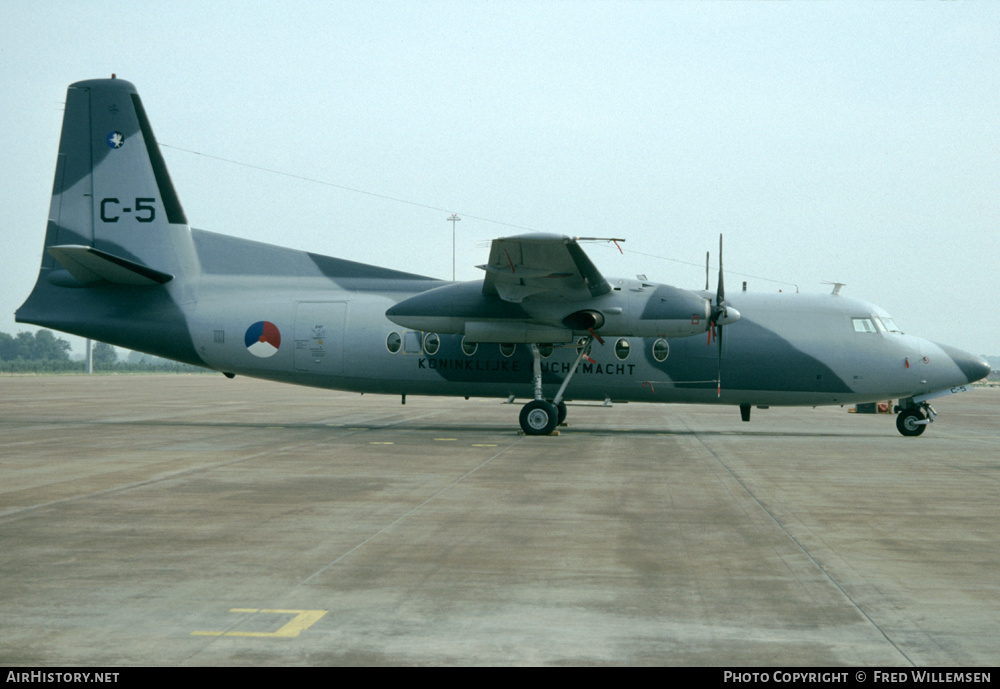 Aircraft Photo of C-5 | Fokker F27-300M Troopship | Netherlands - Air Force | AirHistory.net #178308