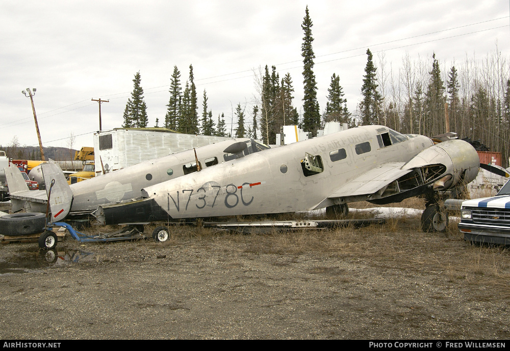 Aircraft Photo of N7378C | Beech C-45F Expeditor | AirHistory.net #178313