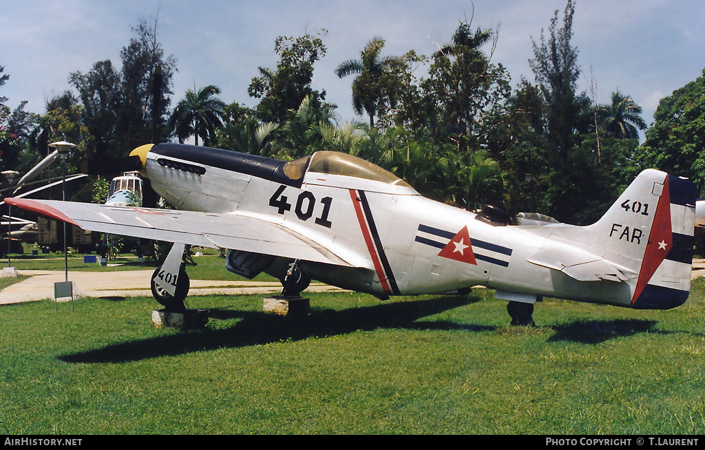 Aircraft Photo of 401 | North American P-51D Mustang | Cuba - Air Force | AirHistory.net #178320