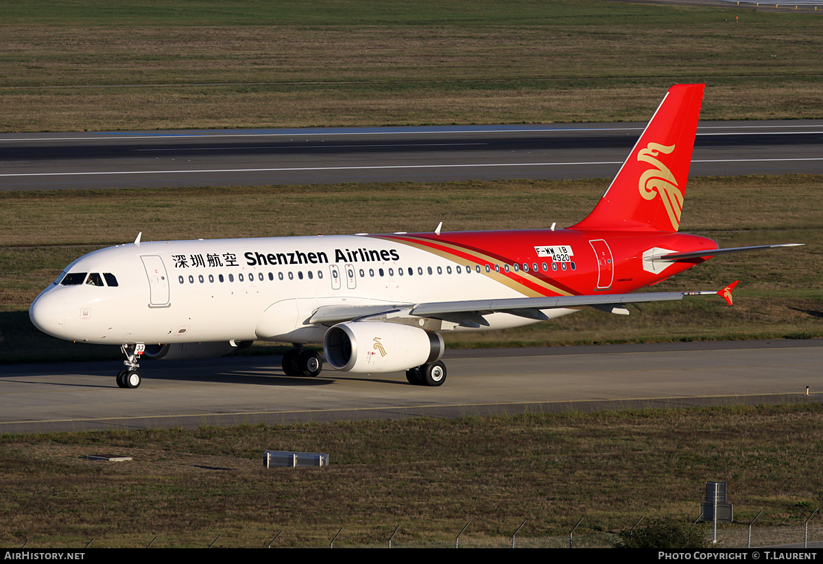 Aircraft Photo of F-WWIB | Airbus A320-232 | Shenzhen Airlines | AirHistory.net #178330