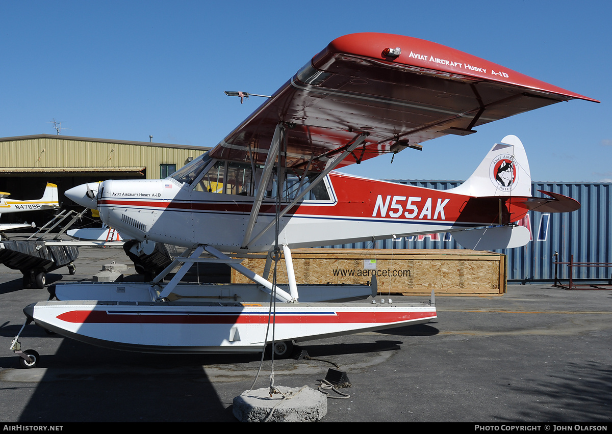 Aircraft Photo of N55AK | Aviat A-1B Husky | AirHistory.net #178367