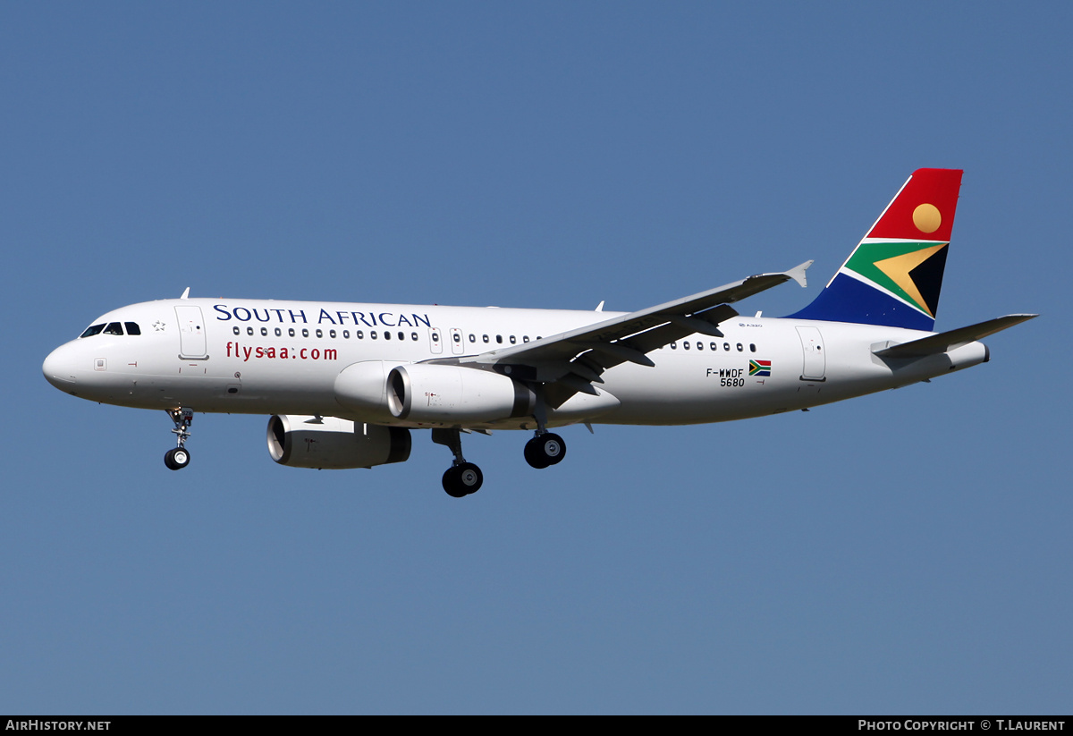 Aircraft Photo of F-WWDF | Airbus A320-232 | South African Airways | AirHistory.net #178387