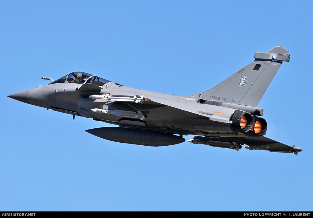 Aircraft Photo of 122 | Dassault Rafale C | France - Air Force | AirHistory.net #178392