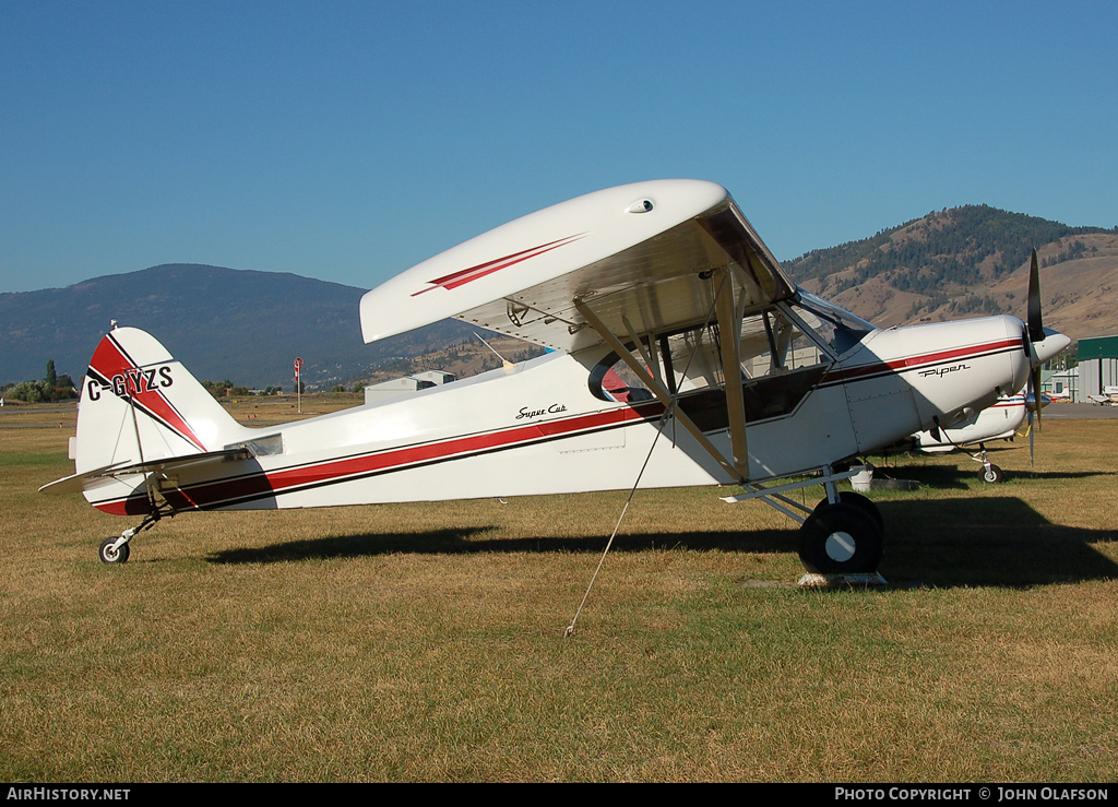 Aircraft Photo of C-GYZS | Piper PA-18-150 Super Cub | AirHistory.net #178398