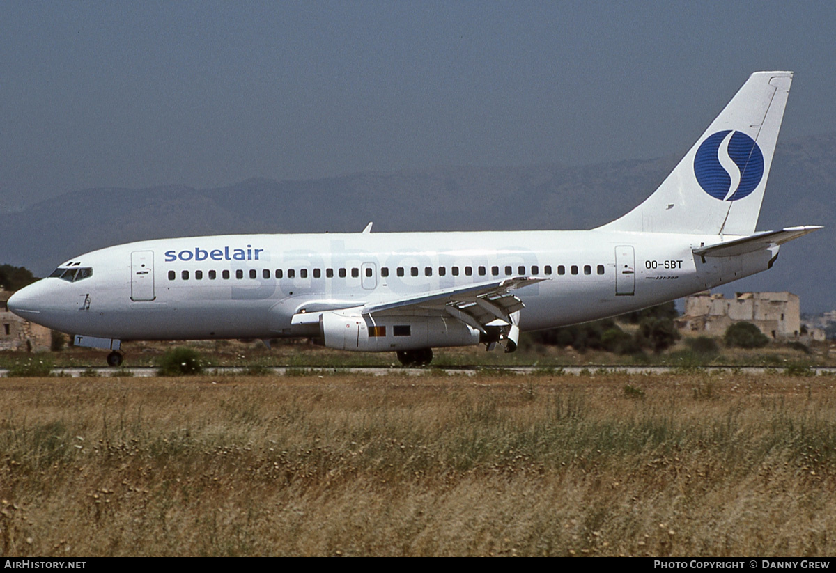 Aircraft Photo of OO-SBT | Boeing 737-229/Adv | Sobelair | AirHistory.net #178403