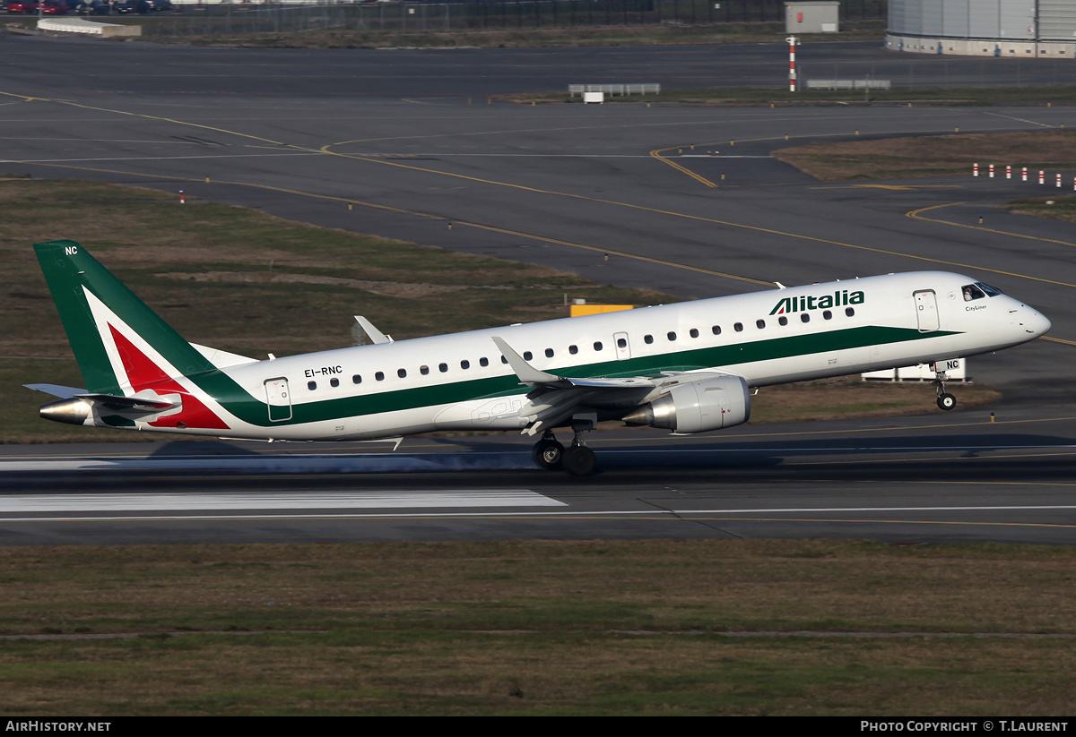 Aircraft Photo of EI-RNC | Embraer 190STD (ERJ-190-100STD) | Alitalia CityLiner | AirHistory.net #178427