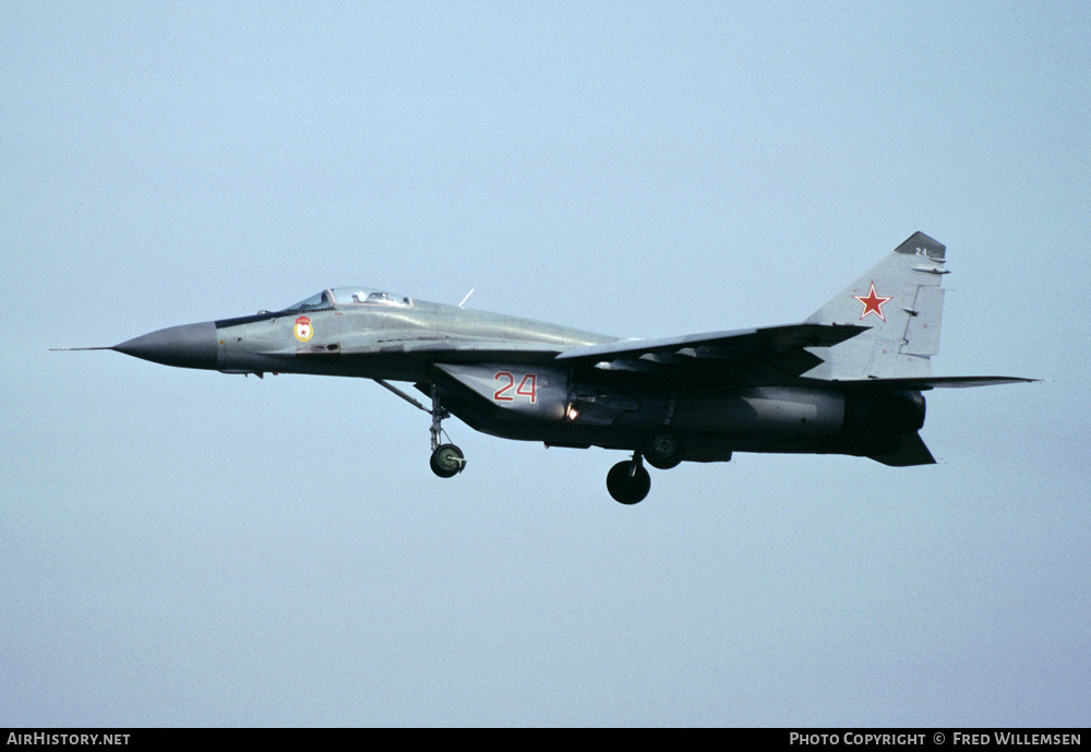 Aircraft Photo of 24 red | Mikoyan-Gurevich MiG-29 (9-13) | Russia - Air Force | AirHistory.net #178431