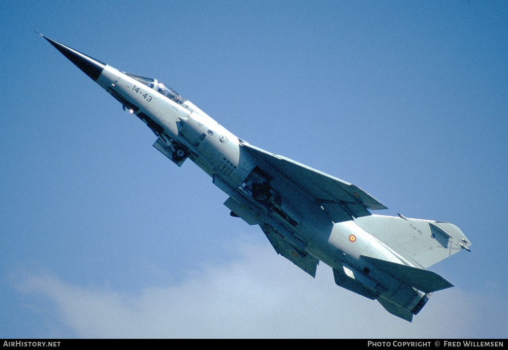 Aircraft Photo of C14-43 | Dassault Mirage F1CE | Spain - Air Force | AirHistory.net #178450