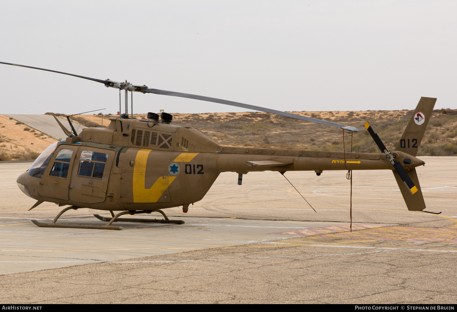 Aircraft Photo of 012 | Bell AB-206A-1 JetRanger | Israel - Air Force | AirHistory.net #178503