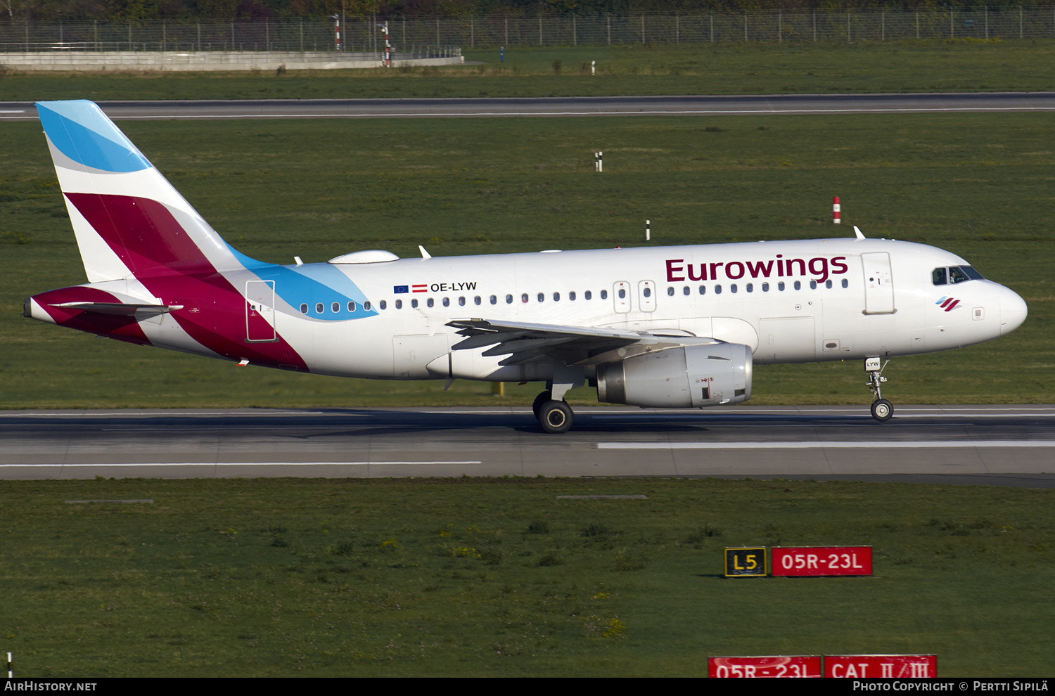 Aircraft Photo of OE-LYW | Airbus A319-132 | Eurowings | AirHistory.net #178526