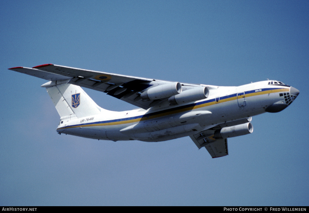 Aircraft Photo of UR-76415 | Ilyushin Il-78 | Ukraine - Air Force | AirHistory.net #178535