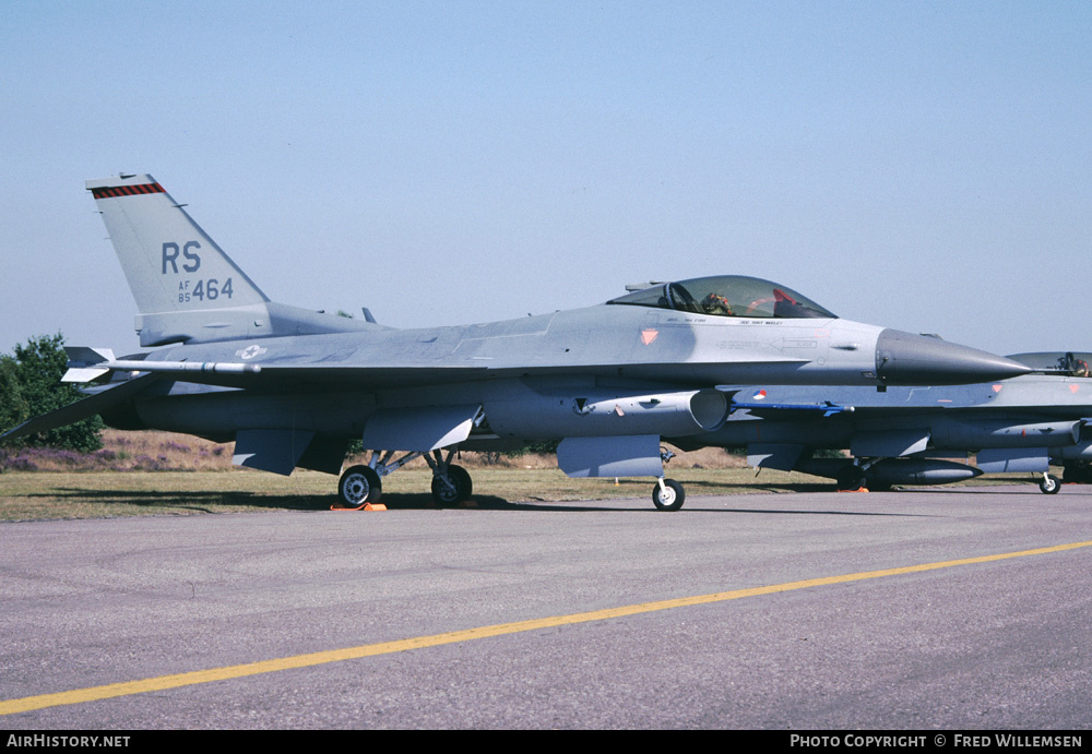 Aircraft Photo of 85-1464 / AF85-464 | General Dynamics F-16C Fighting Falcon | USA - Air Force | AirHistory.net #178553