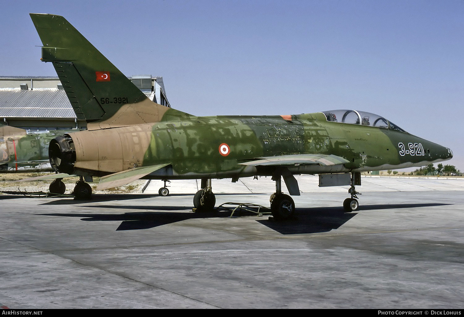 Aircraft Photo of 56-3921 | North American F-100F Super Sabre | Turkey - Air Force | AirHistory.net #178559