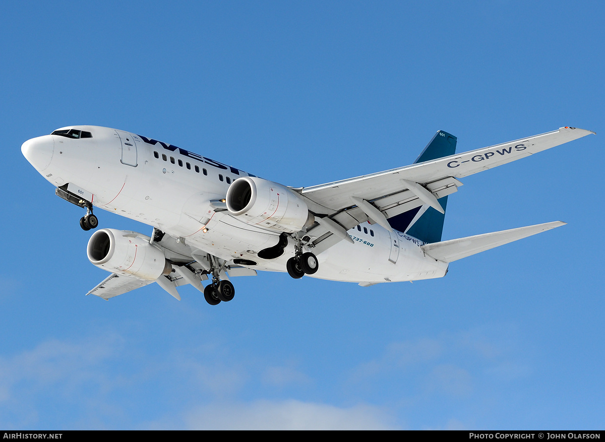 Aircraft Photo of C-GPWS | Boeing 737-6CT | WestJet | AirHistory.net #178580