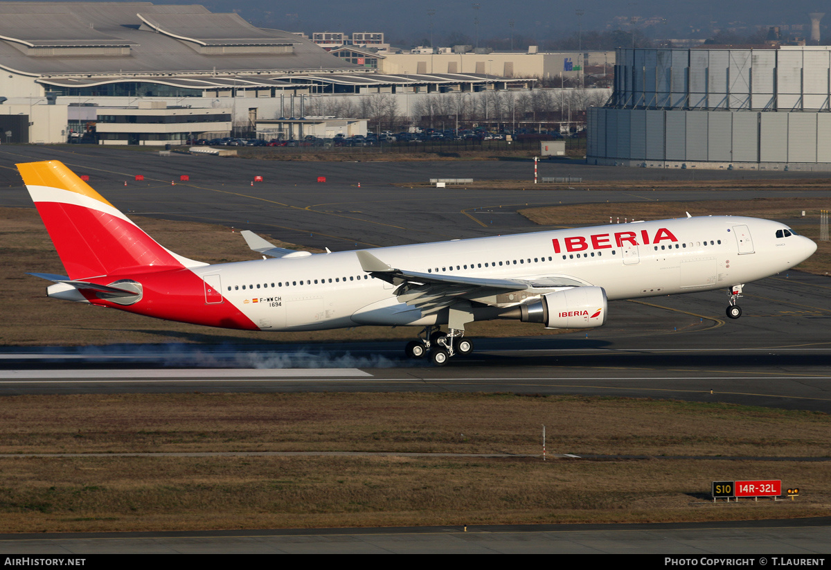 Aircraft Photo of F-WWCH | Airbus A330-202 | Iberia | AirHistory.net #178587